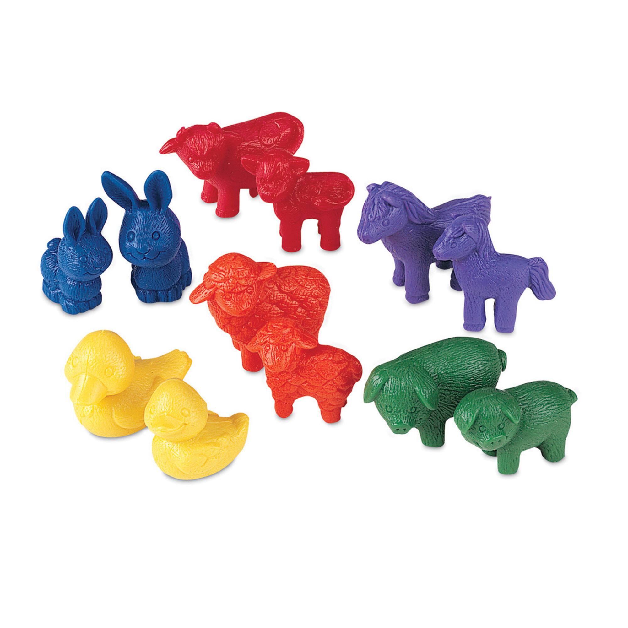 Learning Resources® Friendly Farm® Animal Counters, Set of 72